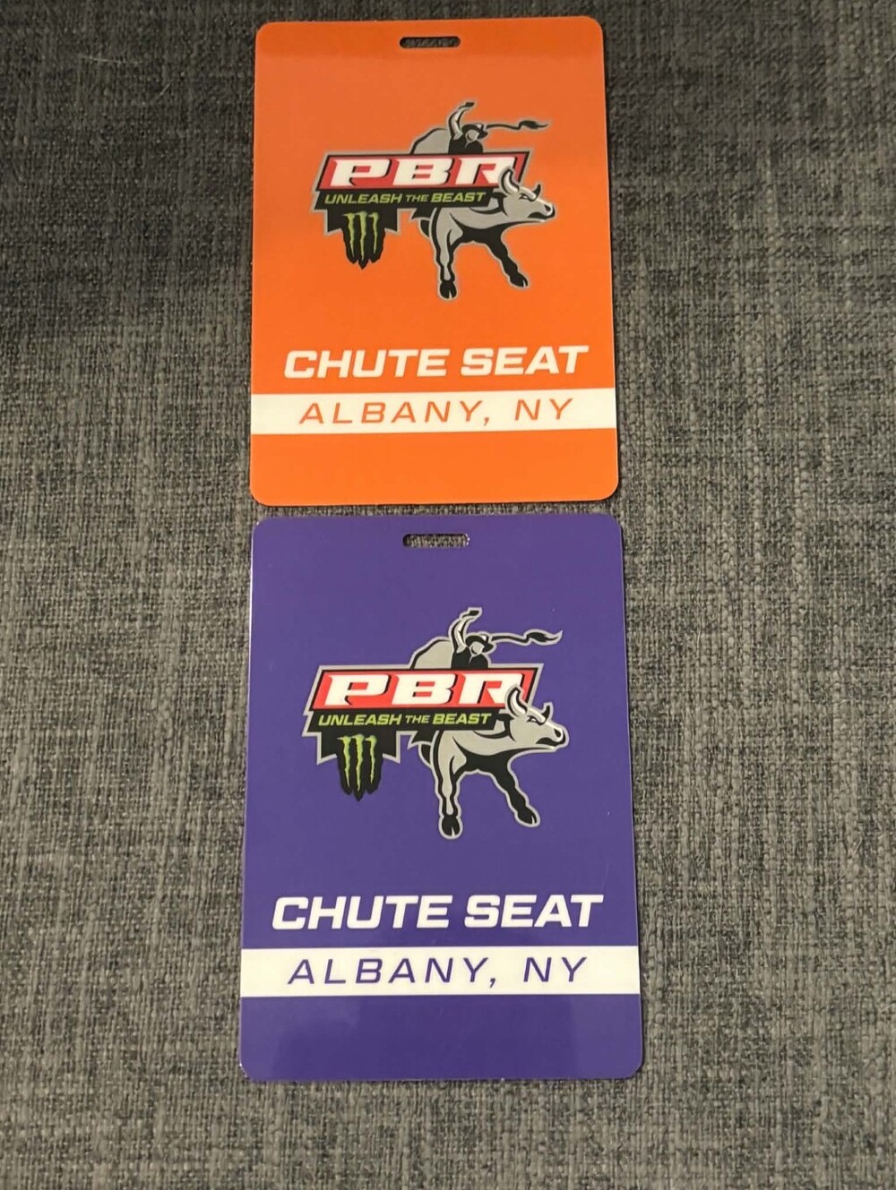 Professional Bull Riding Chute Seat Passes Albany, New York December 29-30, 2023